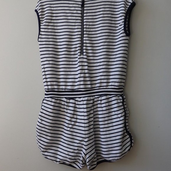Tommy Hilfiger navy blue and white striped romper - Picture 2 of 3